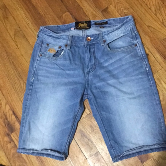 superdry jeans shorts